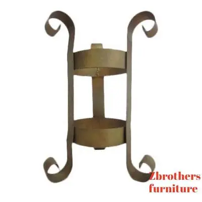 Vintage French Regency Wrought Iron Lamp End Table Base Umbrella Stand • $233.10
