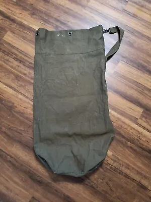 Vintage Military Duffle Bag Olive Green 43.5 X 21.5  • $20