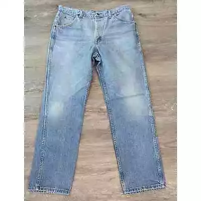 Vintage Genuine ROEBUCKS Light Stone Wash Jeans Size 36X32 • $16.80