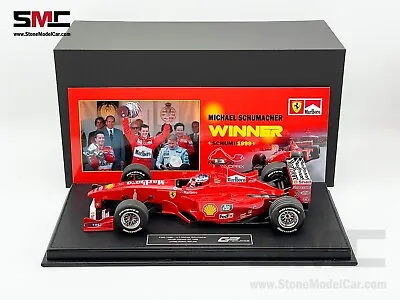 GP REPLICAS 1:18 Ferrari F1 F399 Michael Schumacher Monaco Winner 1999 W Decal • $399