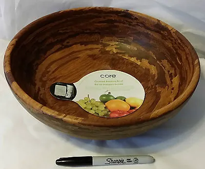 CORE BAMBOO CRUSHED BAMBOO TWO TONE BOWL-ship Free • $79