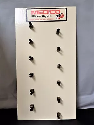 Medico Filter Pipes 12 Count Easel Back Display Card New Old Stock Never Used • $15