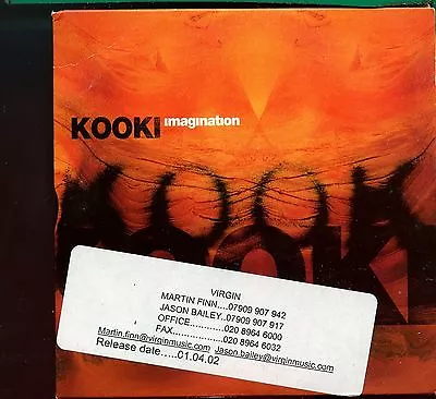 Kooki / Imagination - Promo Card Sleeve • £1