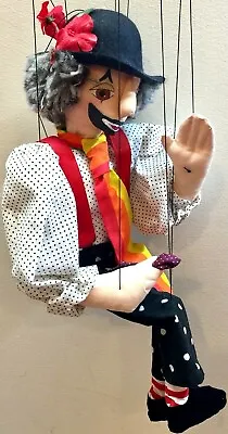 Fire Robin Puppet Clown Marionette Rare - Firerobin • $23.99