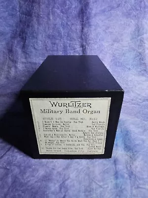 Wurlitzer Style 125 Military Band Organ Music Roll No 3112 • $59.99