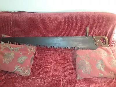 Vintage 1 Or 2 Man 48 Inch Warrented Superior Crosscut Saw • $109.95