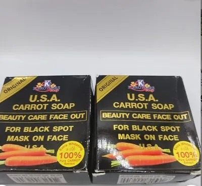 K Brothers USA Beauty Care Black Spot Mask On Face 50g Whitening Soap • $24.99