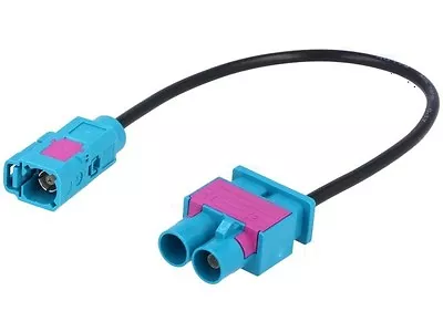 For Audi VW Antenna Adapter Double FAKRA Female To 2x FAKRA Connector- 20 Cm • $15.98