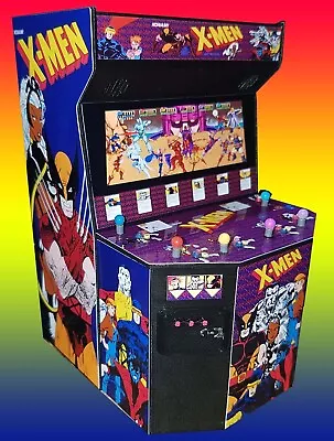 3D Printed Mini X-Men Six Player Arcade Cabinet Collectible Display • $44.99