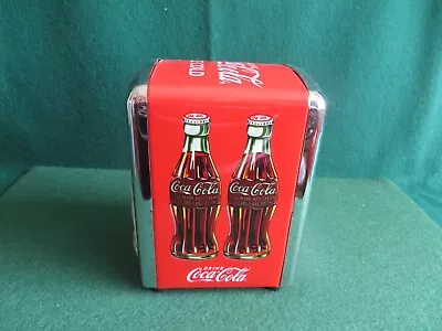 2012 Coco Cola Table Napkin Holder Little Signs Of Use In Vgc • £4