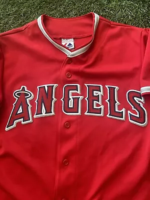 Angels Majestic Jersey L-XL • $25