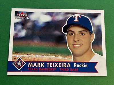 2001 Fleer Tradition - #470 Mark Teixeira (RC) • $2.19