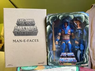 Masters Universe Classics Filmation Man-E-Faces 2.0 Super7 Club Grayskull MOTUC • $94.64