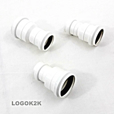 £4.79 • Buy Push Fit REDUCER / CONNECTOR For Waste Water Soil Pipe 50 40 32 Mm Coupler 