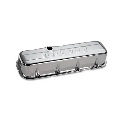 Moroso Stamped Steel Valve Covers 68113 Chevy BBC 396 427 454 Chrome • $108.99