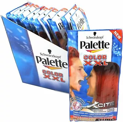 12x Schwarzkopf Red Power X36 Palette Color XXL Xcite 25ml - Hair Colour • £9.99