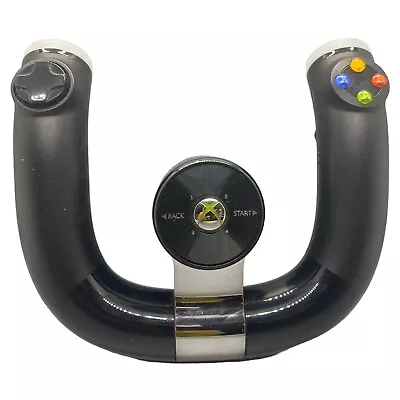 Xbox 360 Wireless Speed Steering Wheel Racing Controller 1470 Working VG • $13.49