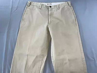 Orvis Trim Fit Flat Front 100% Cotton Twill Chino Pants. Men's 36X32 EUC!! • $19.99