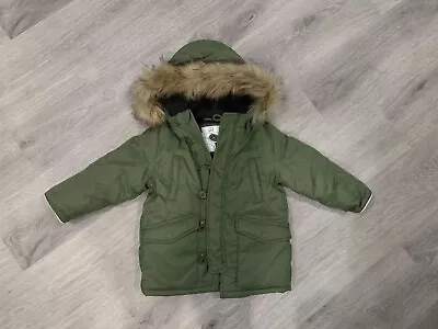 Baby GAP Toddler Parka Army Green Size 3T Waterproof • $32