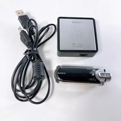 Sony NW-E407 Black Network Walkman Mp3 Audio Player 1GB Used W/Accessories • $500