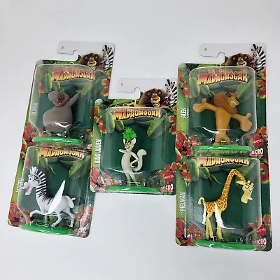 New Madagascar Lot Of 5 Birthday Cake Toppers Alex Melman Marty Toys Kids Gift • $15