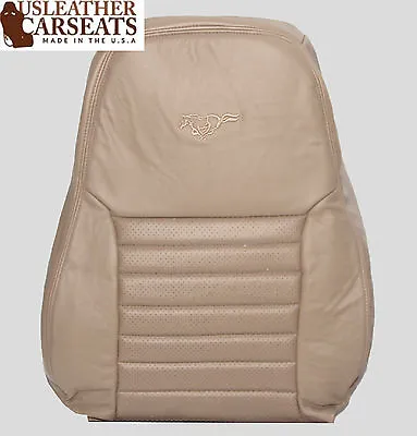 2001 2002 2003 2004 Ford Mustang GT V8 Driver LEAN BACK Leather Seat Cover Tan • $189.99