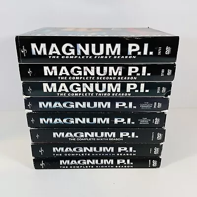 Magnum P.I.: The Complete Series (Seasons 1-8 DVD) 1 2 3 4 5 6 7 8 Tom Selleck • $44.99