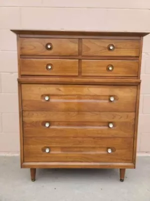 L.A. Period Vintage Mid-century Modern Chest Of Drawers Tallboy Dresser • $595