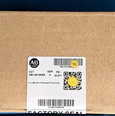 Allen-Bradley New IN BOX 2080-L50E-48QBB Micro850 48 I/O EtherNet/IP Controller • $516.50