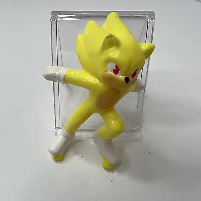 $9 • Buy Sega Sonic The Hedgehog Yellow 3  Tall Plastic Toy Figure Cake Topper Decoration