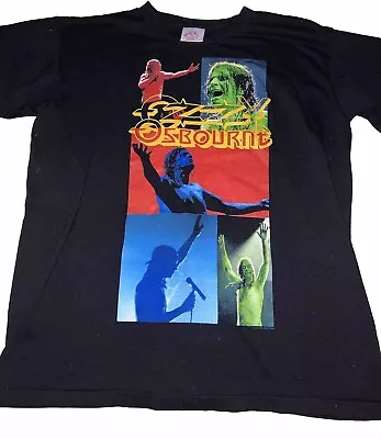 Vintage 1994 Ozzy Osbourne Double Sided 90s Graphic Rock Tee Sz Large • $11.50