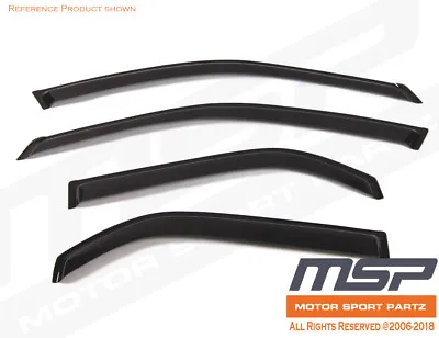 Windows Visor Sun Guard 4pcs Mitsubishi Lancer 2007-2015 2016 2017 4-Door Sedan • $40.51