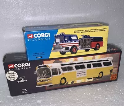 Corgi Peoria Fire Rescue 54506 BUS LIMITED EDITION 52003 Napa County Pumper • $19.99