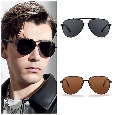 $25.50 • Buy Men Aviator Sunglasses Polarized Lens Available Driving Fishing UV400