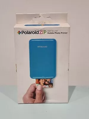 Polaroid Zip Instant Mobile Photo Zink Zero Ink Printer BLUE. NEW BOXED • £99.99