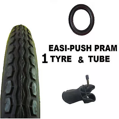 £18.84 • Buy 1 X EASI-PUSH PRAM TYRE For Quinny Freestyle 12 1/2  X 2 1/4 + Bent Valve Tube