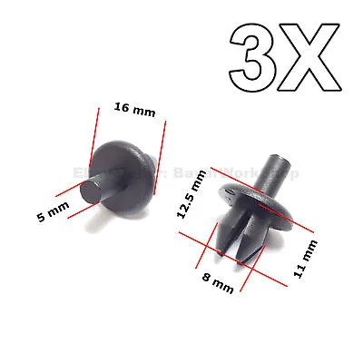 3X Expanding Fivets Fastening Clips For Opel Vauxhall Saab Fiat • $5.49