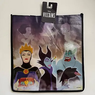 Disney Princess Villains Reusable Tote Bag New Maleficent Ursula 12x13 With Tags • $5