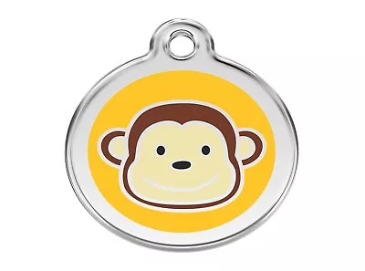 RED DINGO ENGRAVED DOG / CAT IDENTITY TAGS - Monkey - Free P&P • £9.85