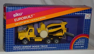 Siku No. 2817 Volvo Cement Mixer Truck In Original Box - Diecast • $9.99