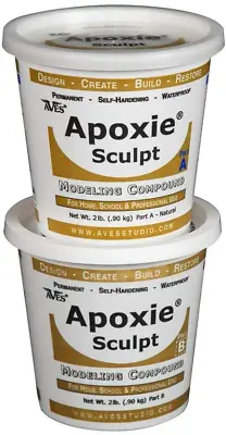 Apoxie Sculpt 4 Lb. White 2 Part Modeling Compound A & B • $73.23