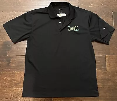 Men’s Nike Golf Monster Energy Beast Unleashed Black Polo Shirt- Medium • $35