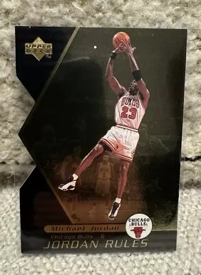 1998-99 Upper Deck Ovation Jordan Rules: #J14 Michael Jordan Die Cut  • $19.99