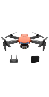 $102 • Buy 4K Drone With HD Dual Camera Drones WiFi FPV Foldable  Orange And 2 Batteries