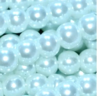 £1.89 • Buy  6mm 100pcs, 8mm 50pcs, 10mm 25pcs Round Glass Pearl Loose Beads Jewel Making 
