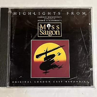 Miss Saigon Highlights From Original London Recording Pre Owned Good Condition • $7.88