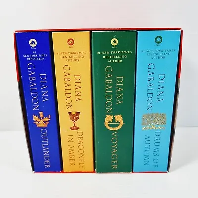 $49.50 • Buy Outlander X 4 Book Box Set Gabaldon Drums Voyager Dragonfly PB First 4 Books