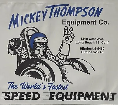 MICKEY THOMPSON MT Speed Equipment 2x2' Vinyl Garage Wall Banner FREE SHIP • $37.95