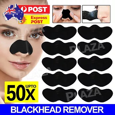 50x Blackhead Remover Nose Face Mask Strips Black Head Pore Acne Mask • $5.95