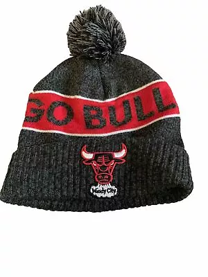 Mitchell & Ness Chicago Bulls Beanie Hat With Pom • $5